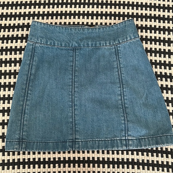 Free People Dresses & Skirts - Free People Denim Mini Skirt 0